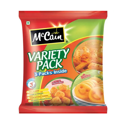 Mc Cain Frozen Veg Snacks Food Variety Pack